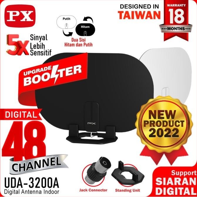 ANTENA TV DIGITAL ANALOG INDOOR [PX UDA-3200A] BEST SELLER