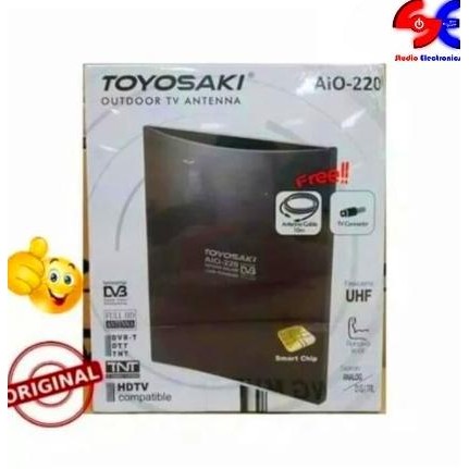 ANTENA TV INDOOR OUTDOOR TOYOSAKI HEMAT