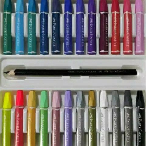 

Crayon 48 Warna Faber Castell / Hexagonal Oil Pastel Faber Castell 48