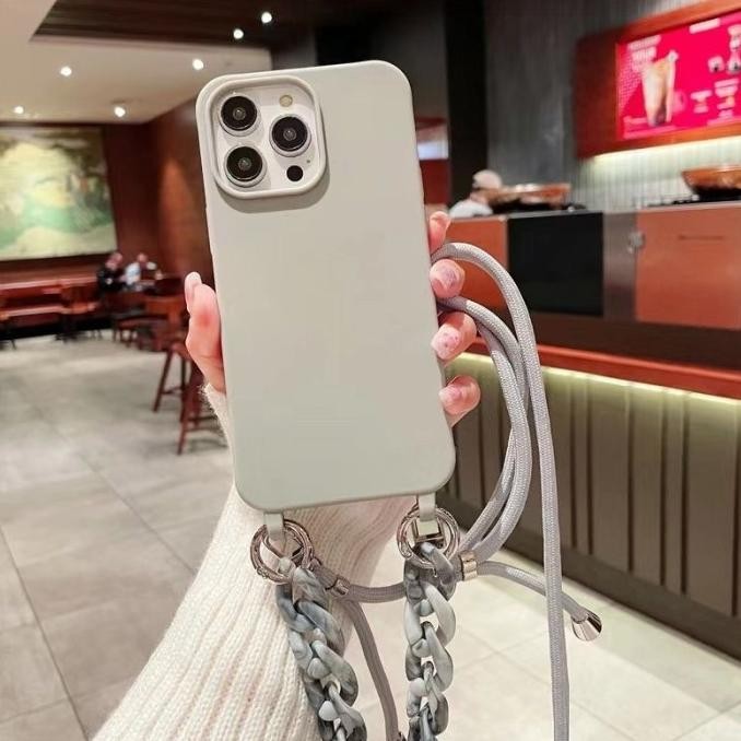 sling lanyard rantai premium case iphone 11 13 pro max 13 mini