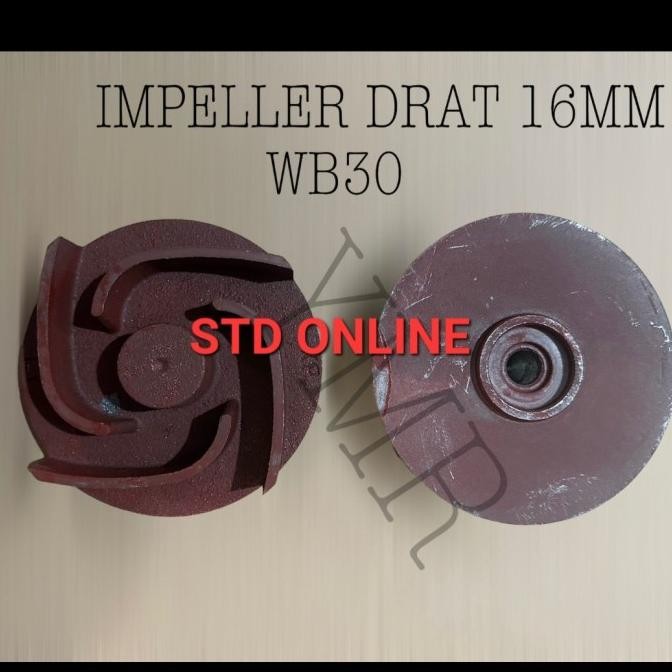 WB 30 KIPAS IMPELER POMPA AIR 3 INCH DRAT 16MM MODEL HONDA HIGH QUALITY