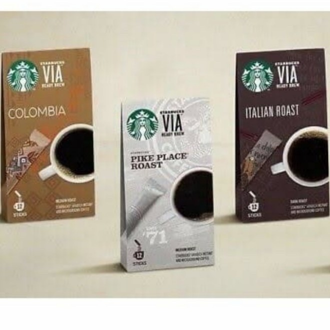 

PROMO! Starbucks VIA Ready Brew 12 Sticks Coffee Sachet/ Kopi Sachet