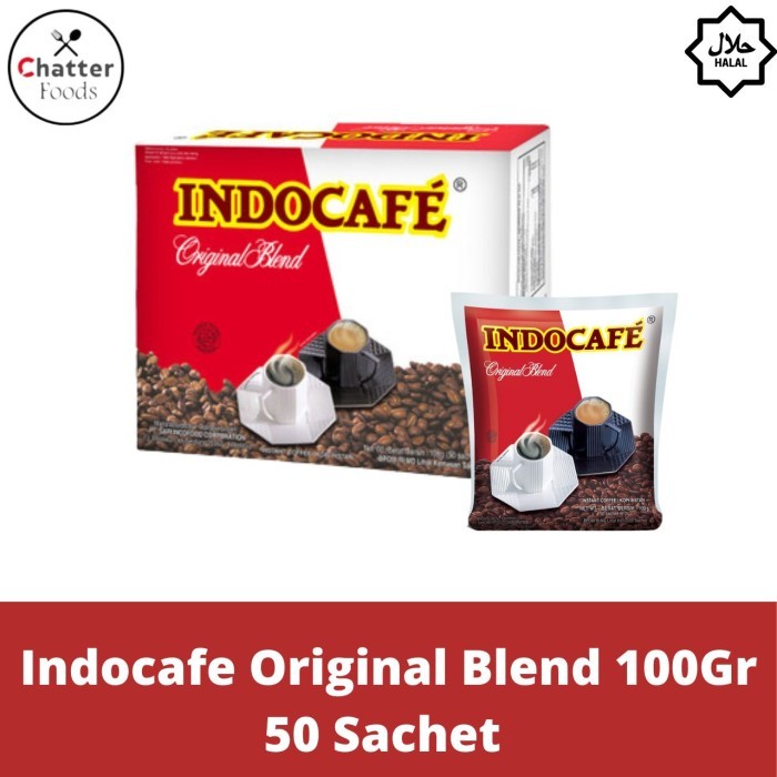 

TERLARIS! Indocafe Original Blend (50 sachet) - Box