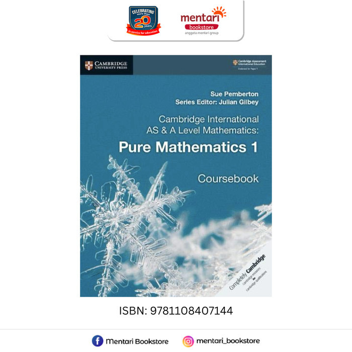 

KHUSUS GRAB! Cambridge International AS & A Level Mathematics : Pure Mathematics 1