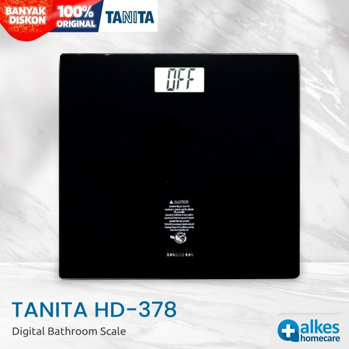 Tanita Timbangan Badan Digital Hd 378 Black Original