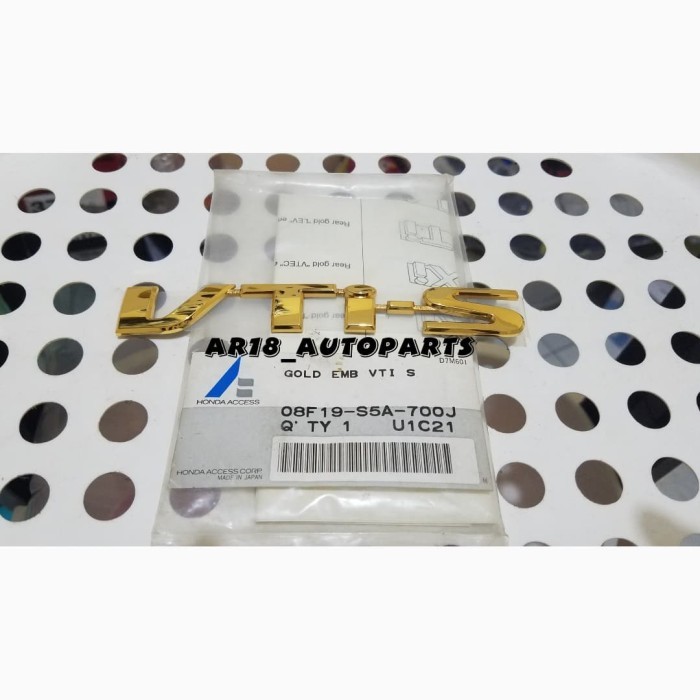 Jual Emblem Vti-S Civic Es Original Honda Access
