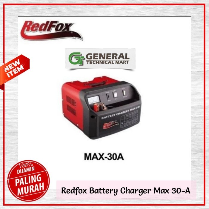 Jual Redfox Battery Charger Max 30-A Cas Setrum Aki Accu Mobil Max30A