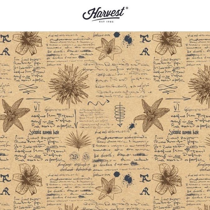 

BISA COD Kertas Kado Harvest / Wrapping Paper Brown Kraft Fancy - Paket isi 4 gfd-12