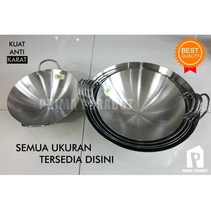 Kuali Wajan Stainless Calypso 36 Cm