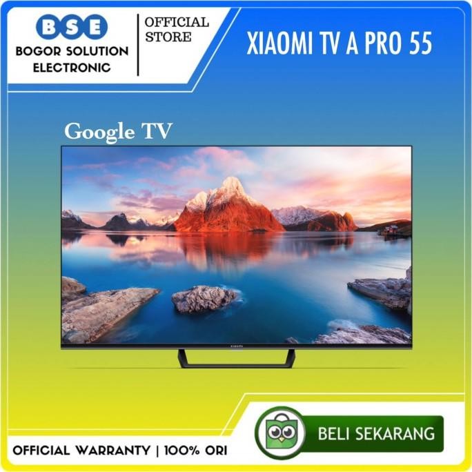 siap kirim tv xiaomi 55 inch 4k uhd digital tv xiaomi tv a pro 55 google tv [ori]