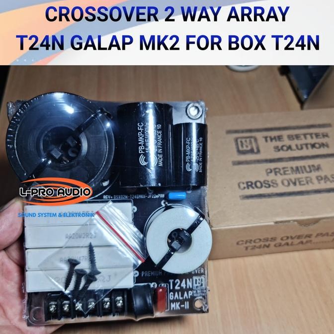 Crossover pasif T24 untuk box array T24N galap