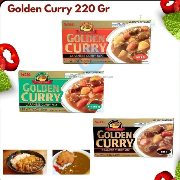 

B Golden Curry Hot Medium Hot 220Gr Ari Jepang 220 Gr