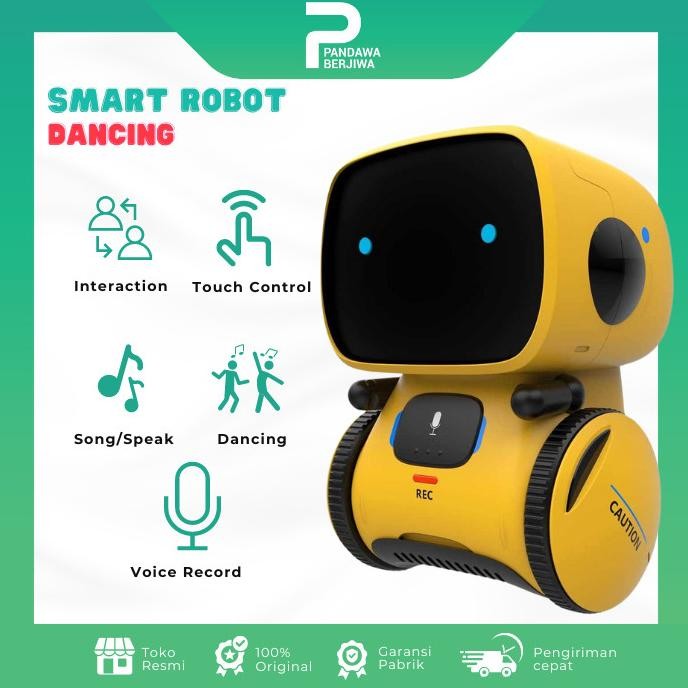 Pajangan Meja Mainan Anak Robot Pintar Bisa Bicara Voice Control