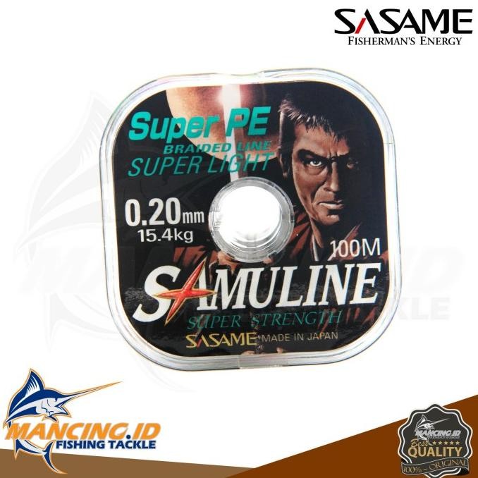 Senar Pancing Sasame Samuline Super PE Super Light 100m Braided Line