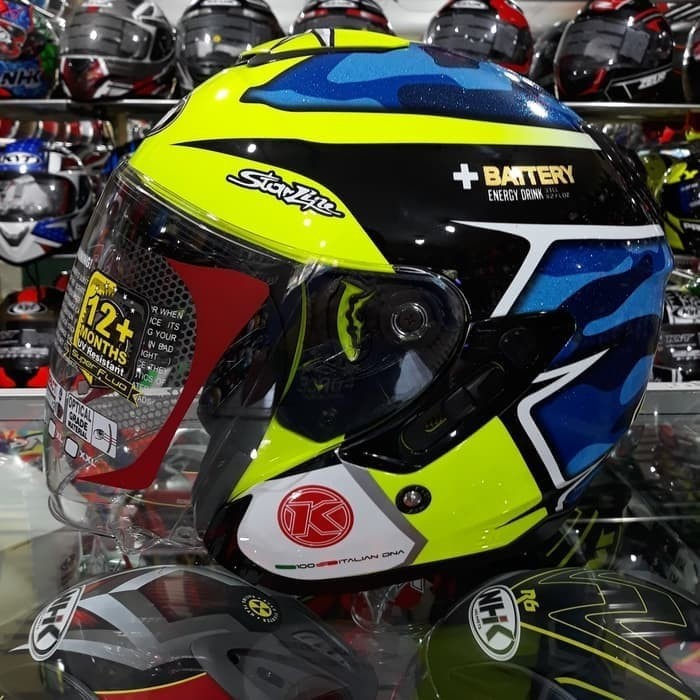 Helm KYT Kyoto Alex Espargaro Yellow Fluo Aleix