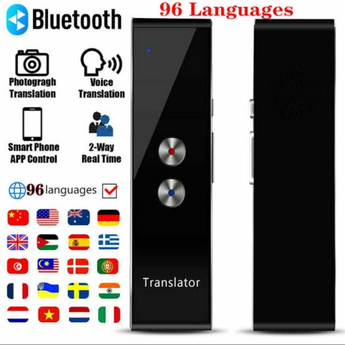 

Translator T8+ Translate Penerjemah Bahasa Bluetooth