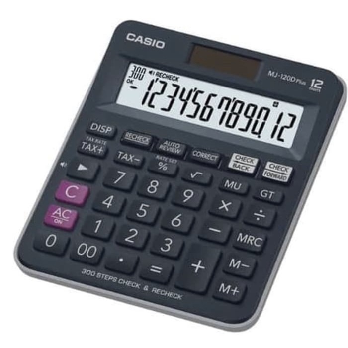 

Casio MJ-120D Plus Correct & Check Kalkulator Meja Office