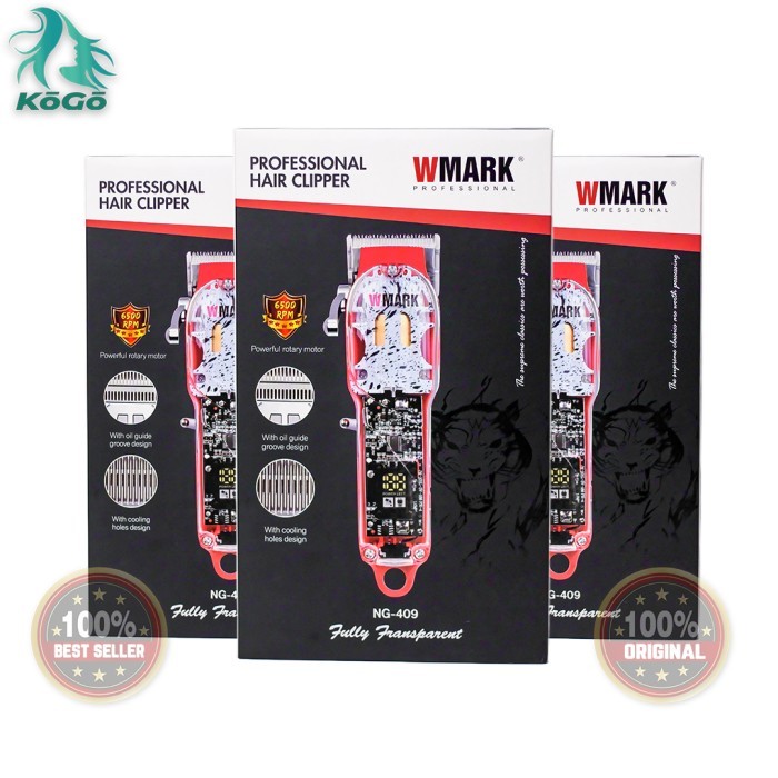 WMARK NG 409 ORI CLIPPER / MESIN ALAT CUKUR BARBER PANGKAS SALON