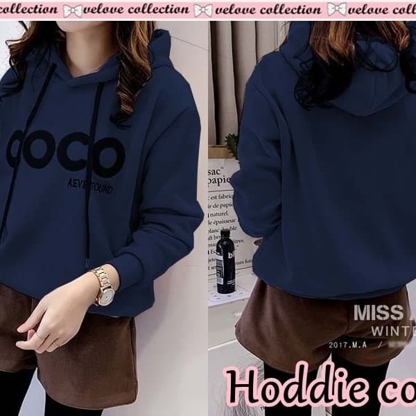 Sweater Hoddie CocoSweater Hoddie Coco Bhn Wedges Kulit Jeruk Allsz Fit L Ready Harap DIBACA DAHULU 