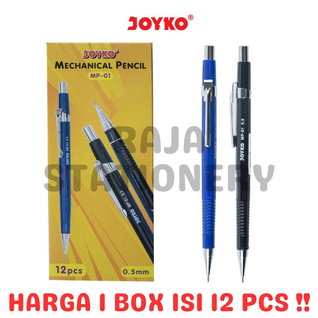 

JOYKO MECHANICAL PENCIL 0.5mm PENSIL MEKANIK 0.5 JOYKO LUSIN BOX MP-01 [12PCS]