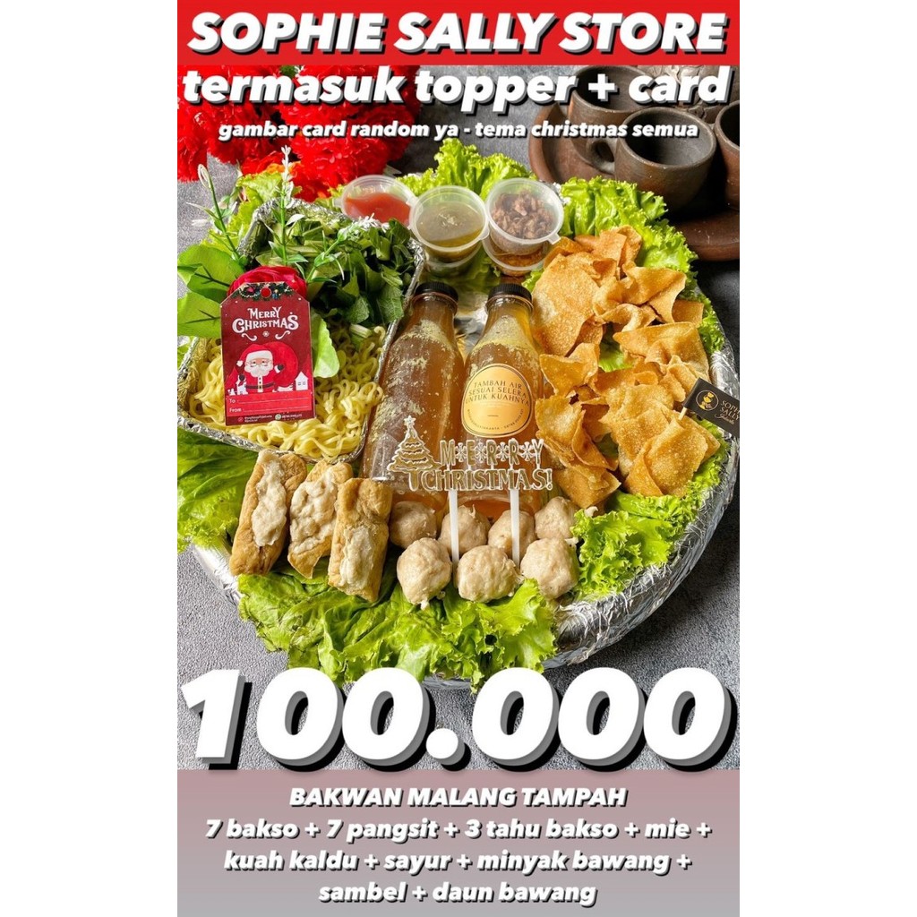 

Bakso Malang Tampah Hampers Natal / Christmas Edition 2022