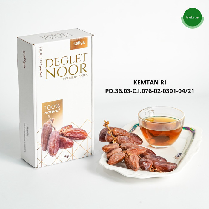 

Kurma Tunisia Tangkai Timur Tengah Premium Deglet Noor Branch