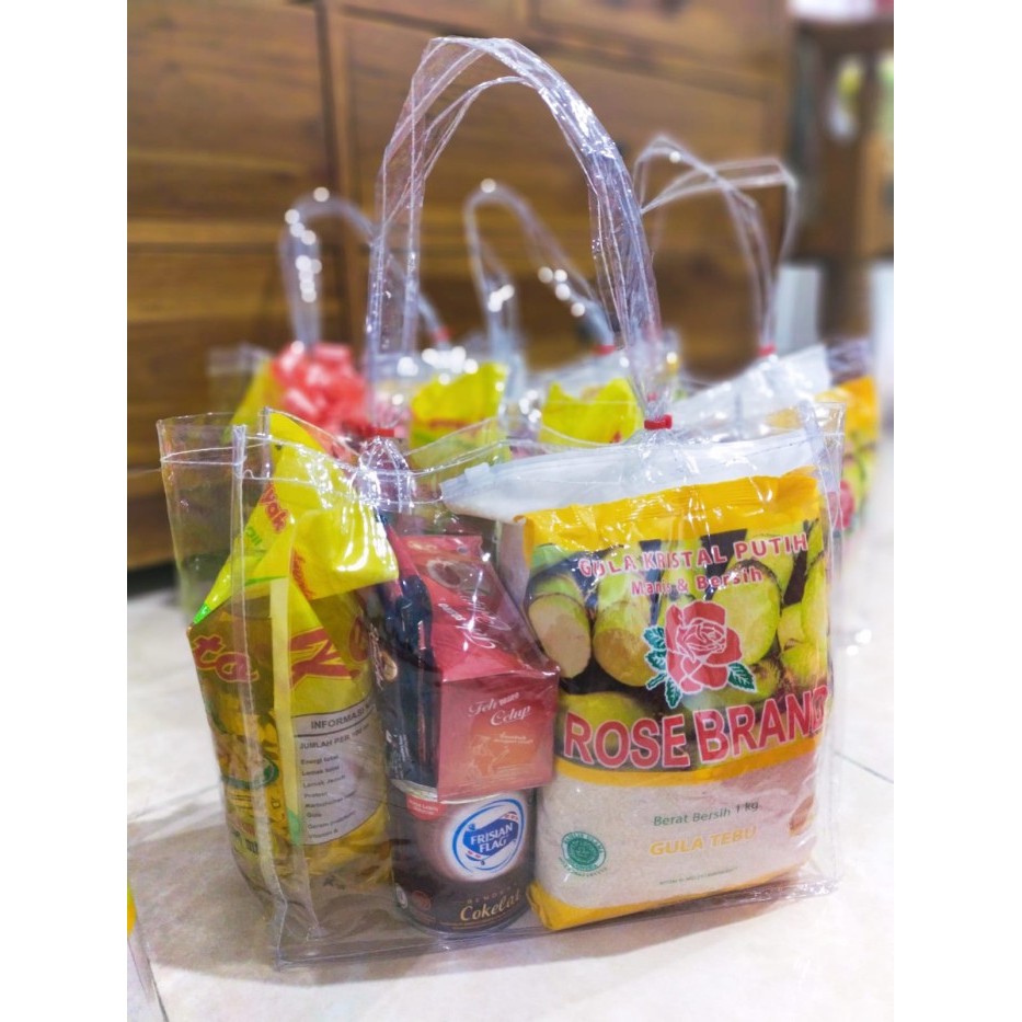 

Paket Sembako Custom , Paket Goodie Bag Sembako ,Tas Sembako Murah