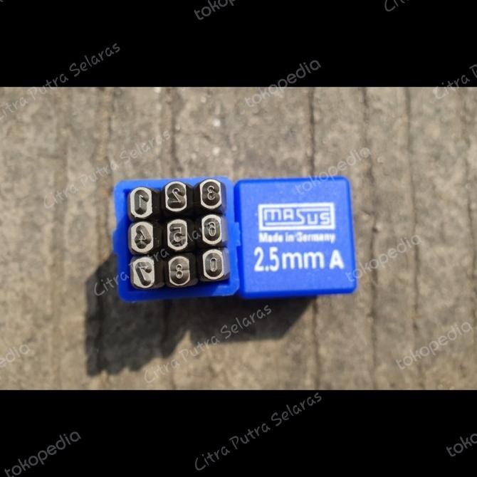 

BEST KETOK ANGKA (0-9) UKURAN 2.5 MM / FIGURE STAMP PUNCH 2,5 MM MERK MASUS