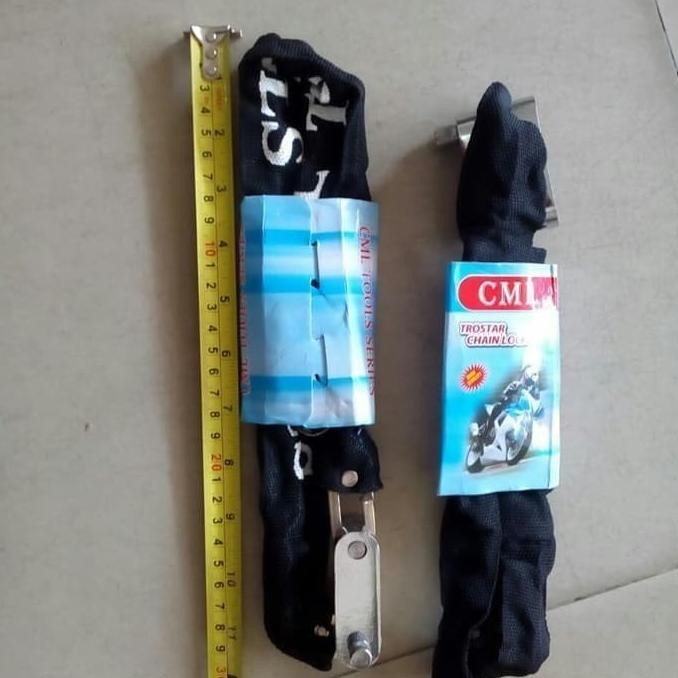 TERBARU GEMBOK RANTAI MOTOR SEPEDA ANTI MALING 60 CM GEMBOK RANTAI GUDANG