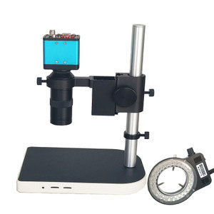 LabTestKit Adjustable 130X Lenses Zoom Blue Color 3 in 1 Digital Industrial Microscope Camera VGA US