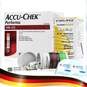 LabTestKit Roche Ltd Accu Chek Performa 50pcs/100Pcs Test Strips (Without Chip) Blood Glucose Meter 