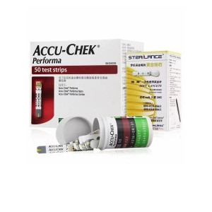 LabTestKit （EXP:Maximum） Accu Chek Performa Glucose Test Strips & Lancets Sets Blood Sugar Glucose m