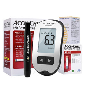 LabTestKit Accu Chek Glucosemeter Monitor Meting Test Strips Performa Glucometer Meter Sugar Actieve