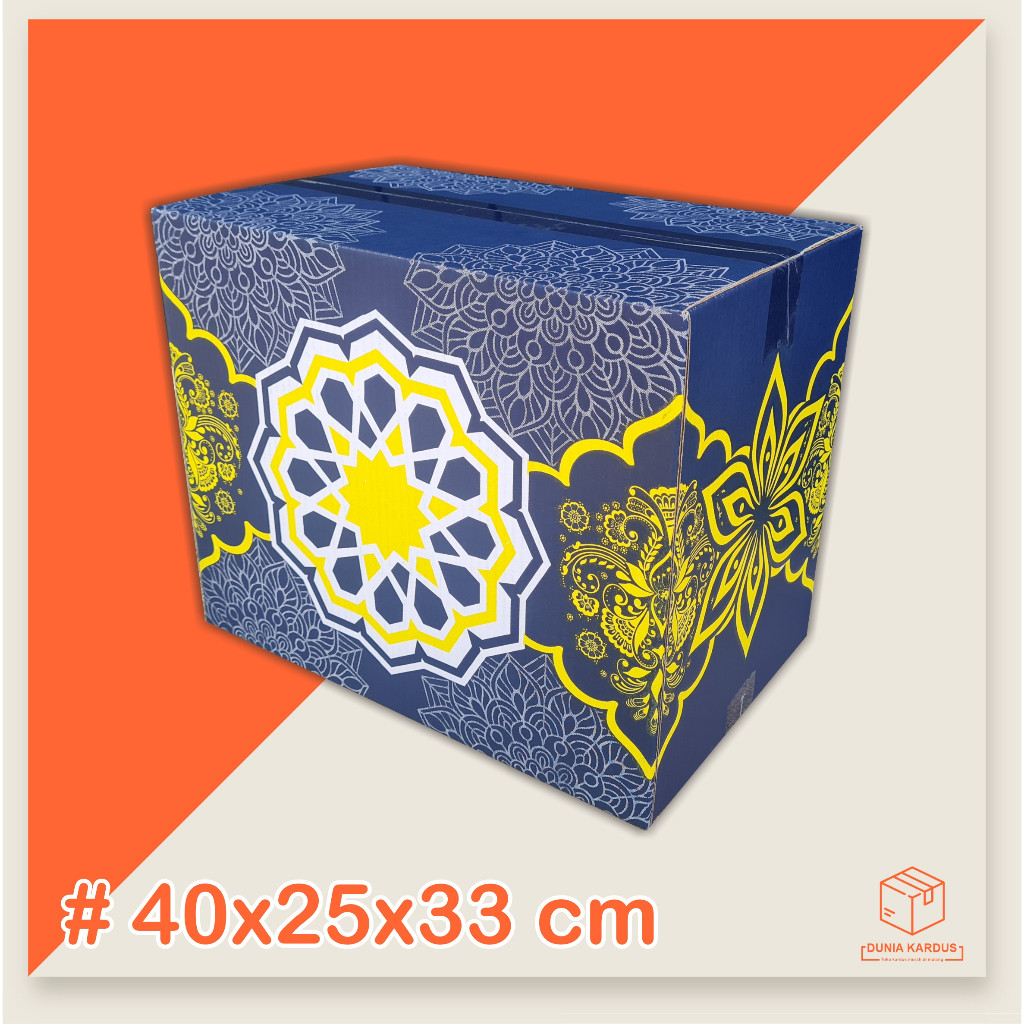 

Kardus Parcel 40X25X33 Cm Kardus Parcel Lebaran Idul Fitri Sembako Hampers Eid Mubarak Packaging