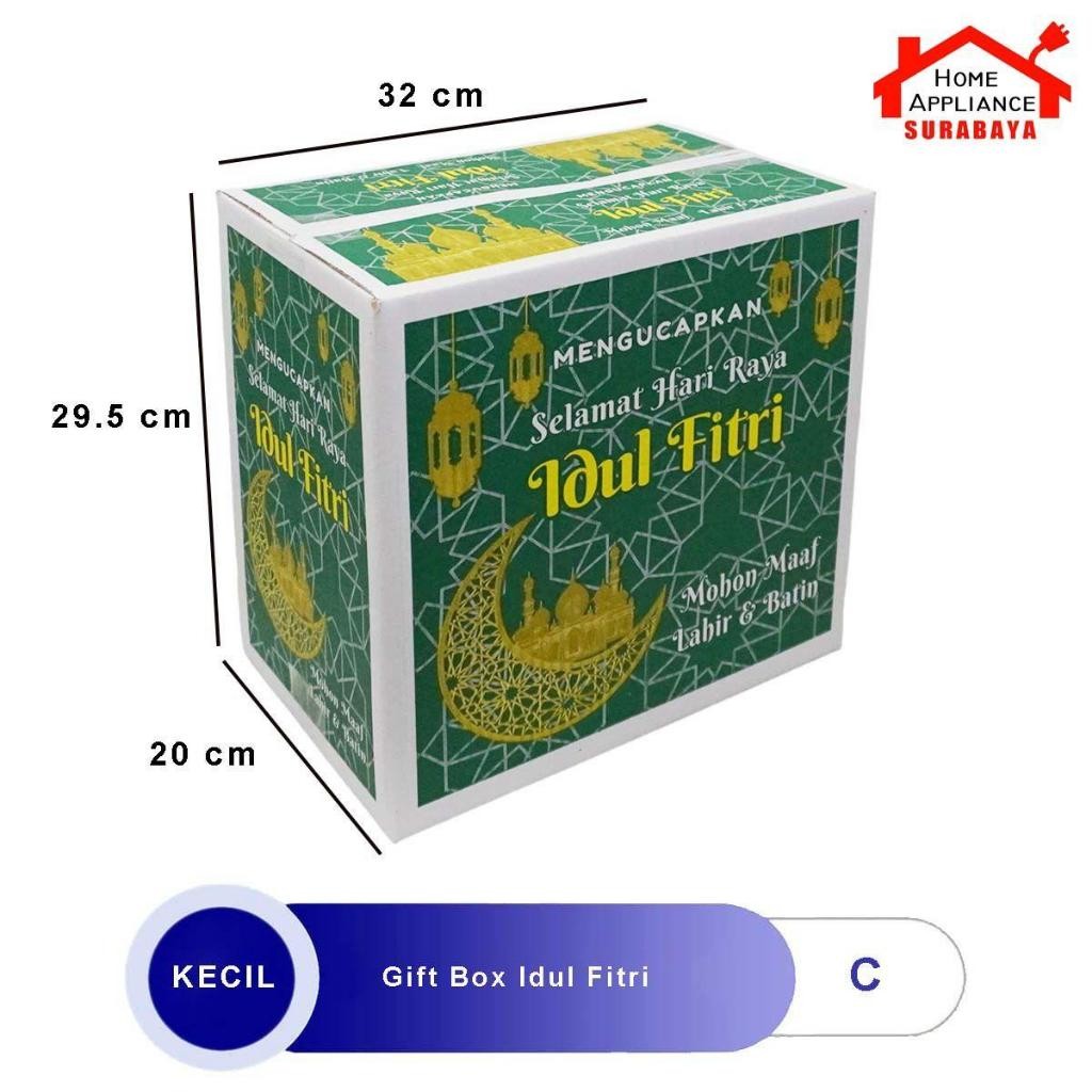 

Kardus Dus - Box Sembako Parcel Lebaran Motif Idul Fitri - Batik / Gift Box