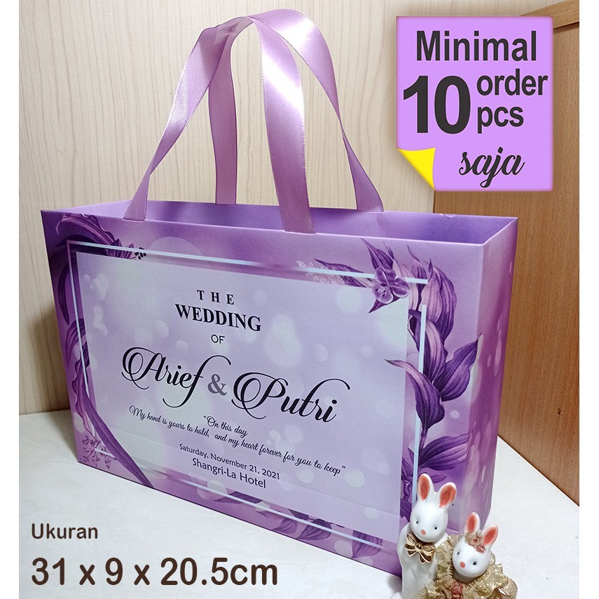 

Paperbag Tas Kertas Bridesmaid Paper Bag Bridesmaid Custom, Landscape, Idul Fitri