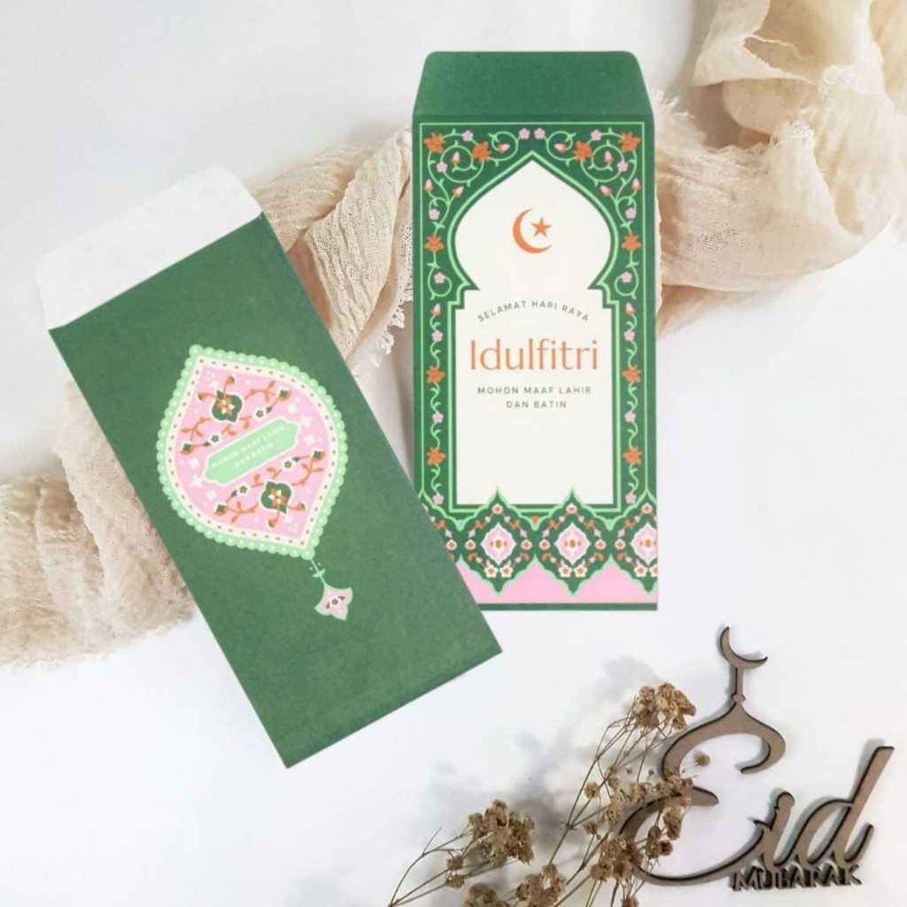 

[ Paket 30 Pcs ] Amplop Lebaran Panjang/Angpao Lebaran/Amplop Lebaran Aesthetic/Amplop Thr Idul