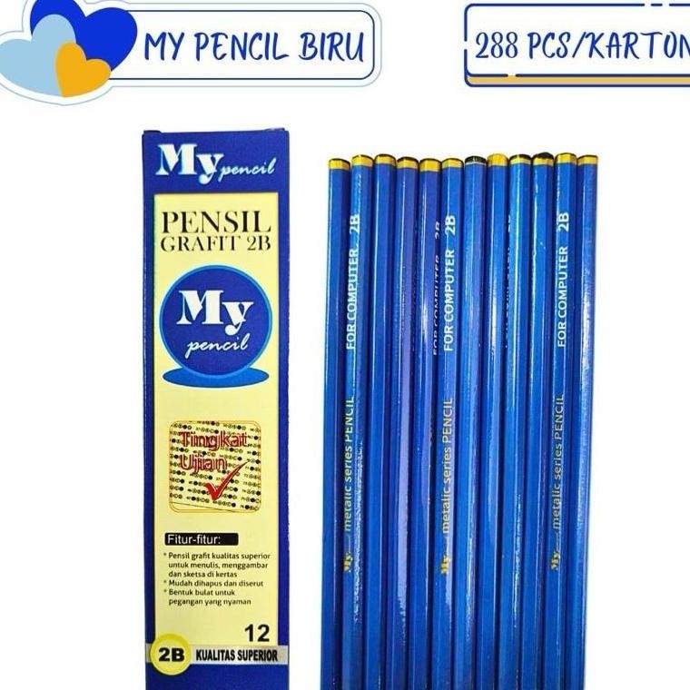 

XQ PENSIL M200 HIJAU 2 B / SET PENSIL