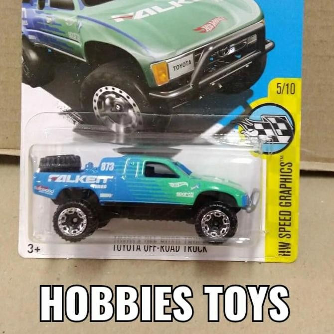 Promo Hot Wheels / Hotwheels Toyota Off Road Truck Falken Hijau Biru Murah COD
