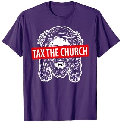 Kaos Ateis Pajak Gereja Ateis Anti Agama Ateis Sekuler Unisex |zvjNaZxV|