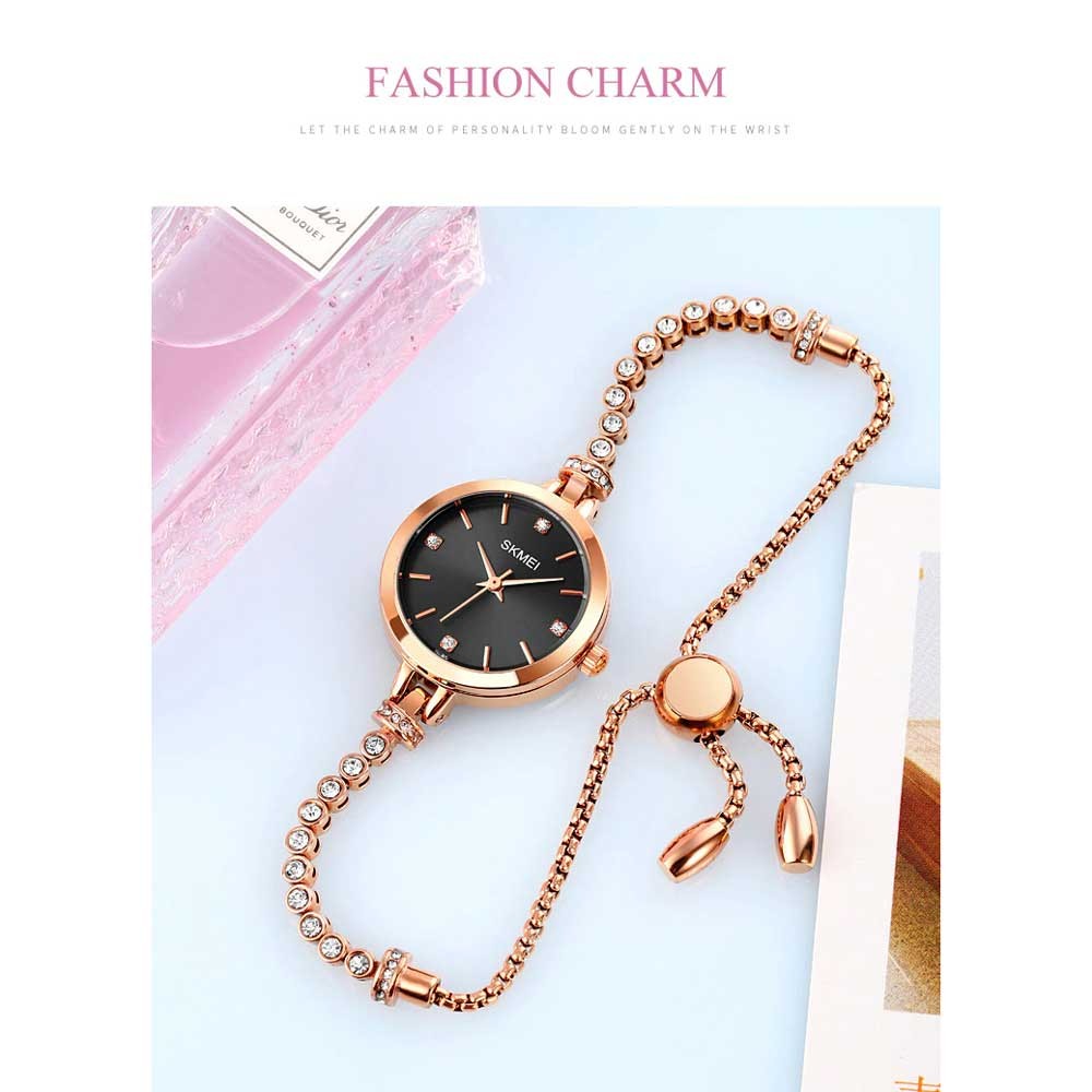 [MURAH] SKMEI Jam Tangan Analog Wanita Watch Fashion - 1854