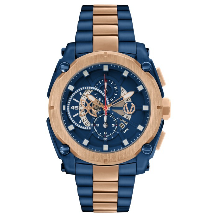 Jam Tangan CHRIST VERRA Pria Original CV 12201G-1J BLU