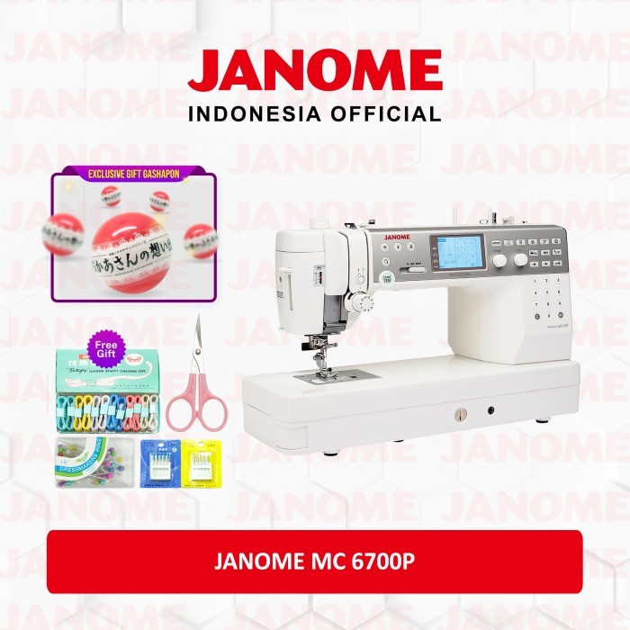 TERBARU Mesin Jahit JANOME MC-6700P Professional MC6700P Japan Quality