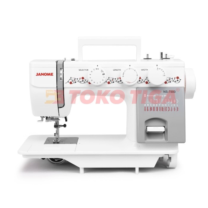 TERBARU Mesin Jahit JANOME NS-7880 / NS7880 Semi Portable - Body Full Besi PROMO