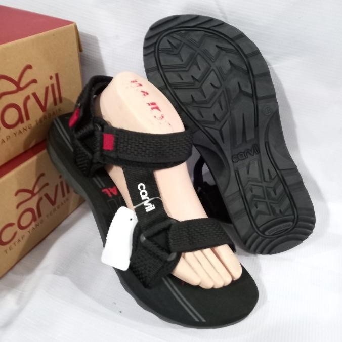 Sandal Gunung Pria Carvil Spector Original Sendal Tali Belakang Kenzostore9