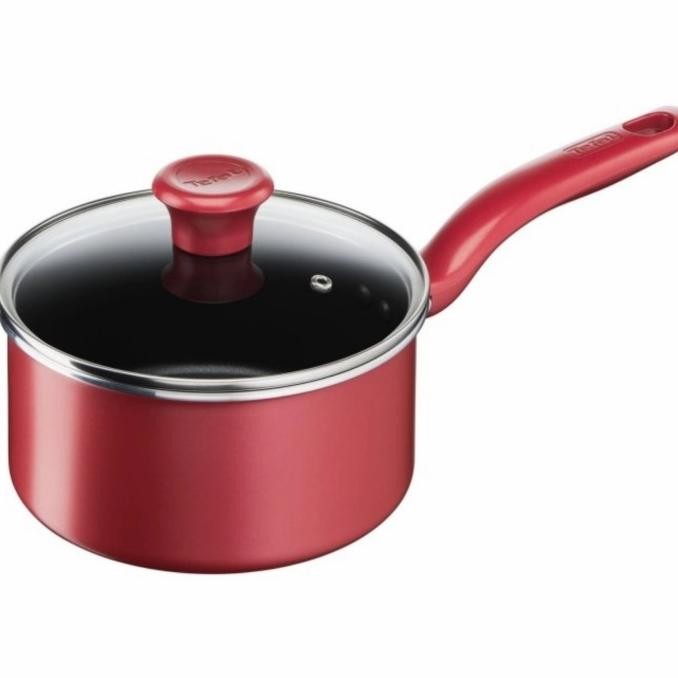 Tefal So Chef Saucepan 18 Cm + Lid Titanium Coating Panci Anti Lengket Parastikan