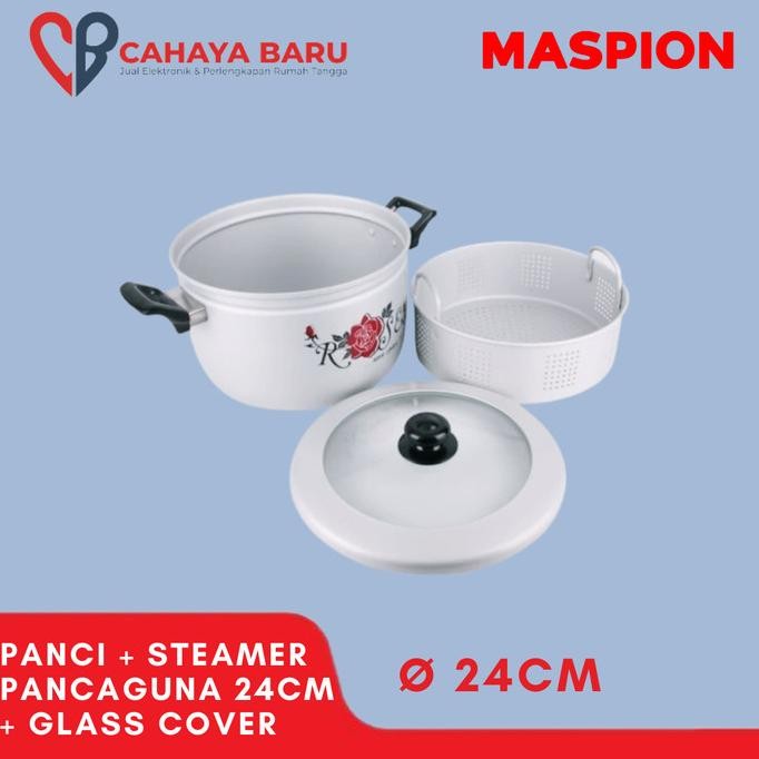 Steamer / Kukusan / Panci Pancaguna - Maspion Panci Pancaguna 24 Cm Hainanstore9