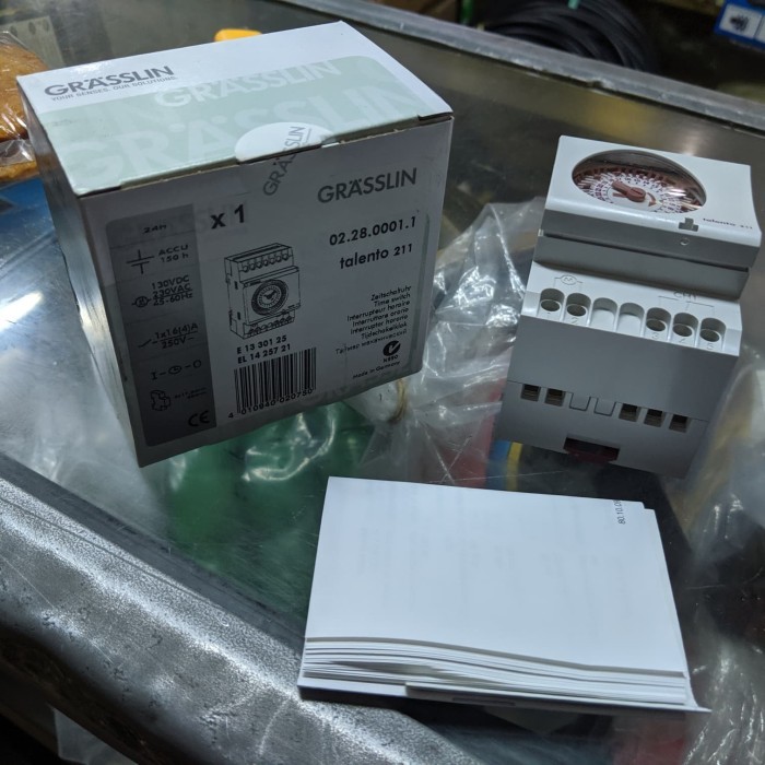 TERLARIS Timer Grasslin Talento 211 Made In Germany ( Mirip Theben SUL181 )