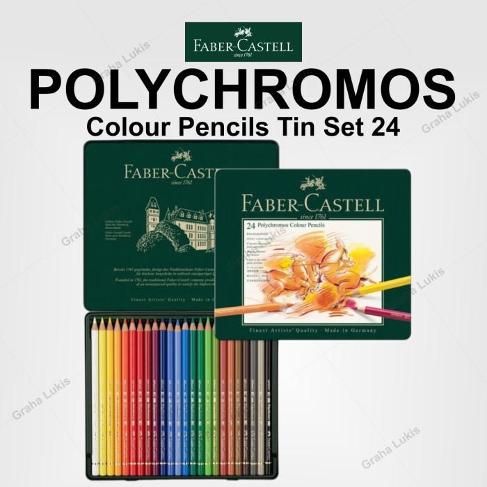 

HARGA DISKON Faber-Castell Polychromos Pencil 24 Tin