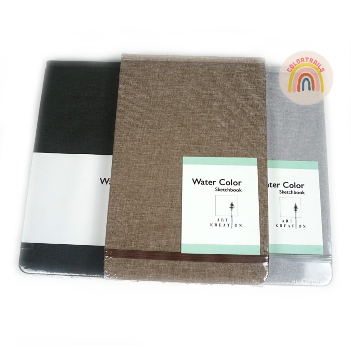 

JUAL Art Kreation Watercolor Book Pad Hard Cover A5 200GSM